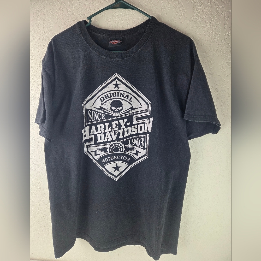 Harley Davidson Big Rivers Netherlands Shirt Men's Size Large Pre-owned